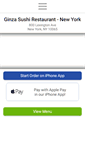 Mobile Screenshot of ginzajapanesenyc.com